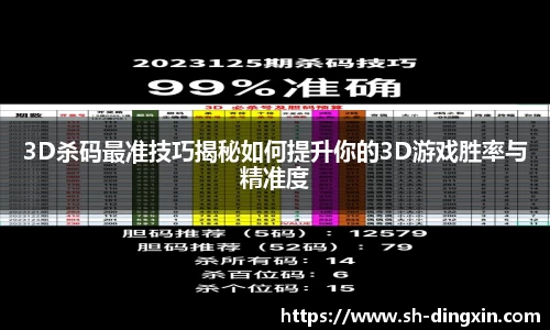 3D杀码最准技巧揭秘如何提升你的3D游戏胜率与精准度