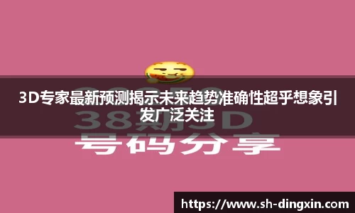 3D专家最新预测揭示未来趋势准确性超乎想象引发广泛关注